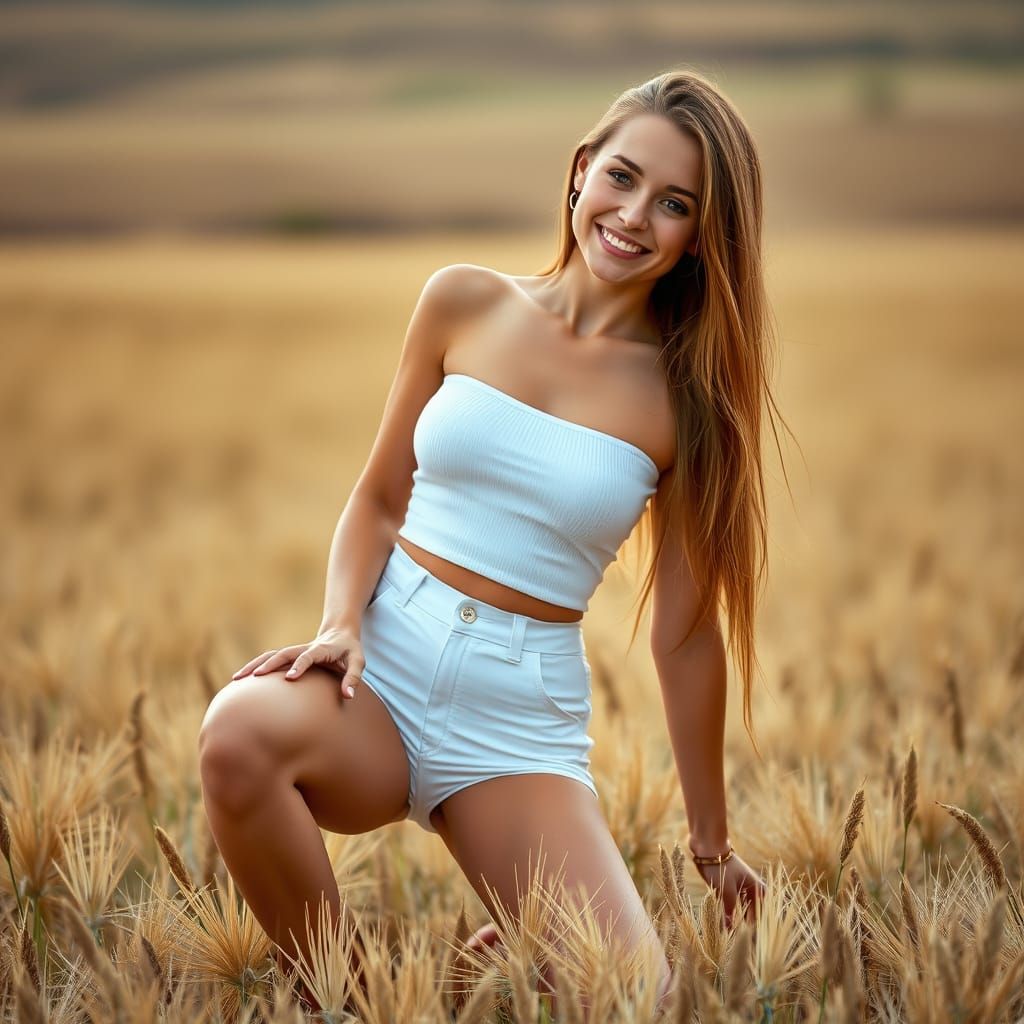 Serene Swedish Beauty in Field