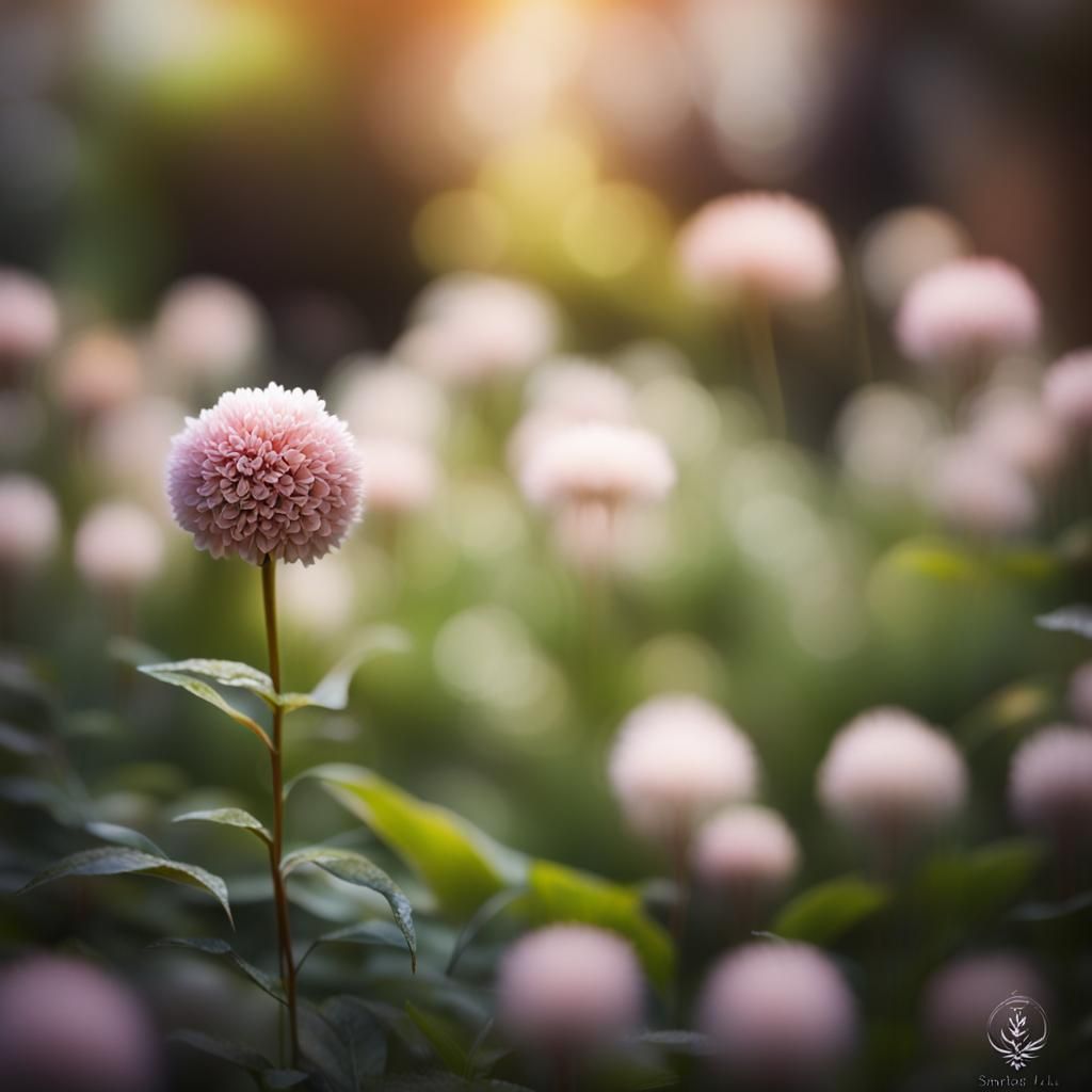 Garden Scene in Soft Focus Professional Photography