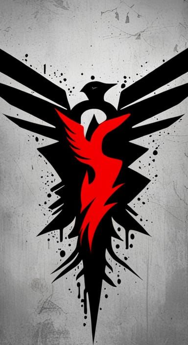 Graffiti Phoenix Rises from Ancient Myth