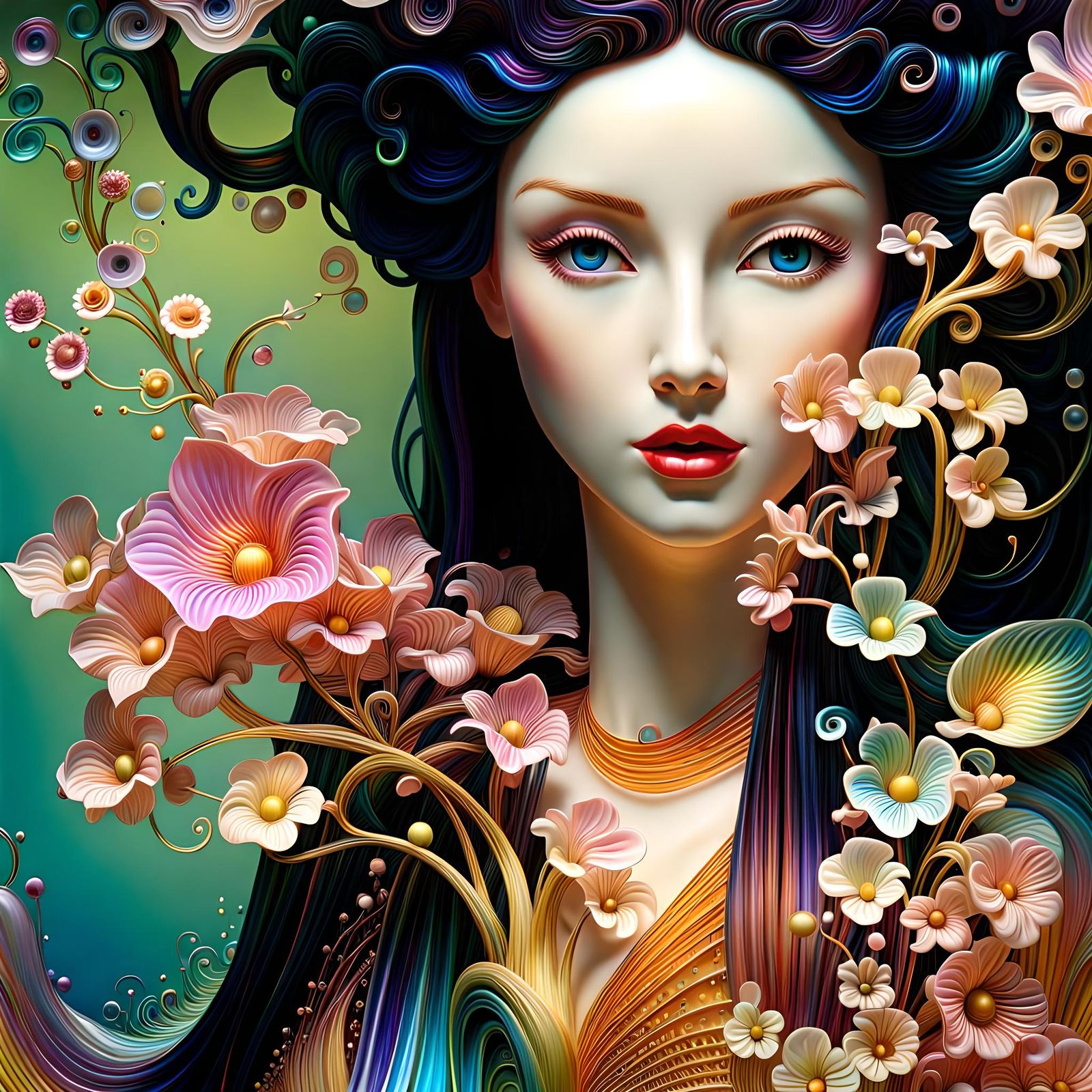 Glass Experiments - Transparent Glass Magic Woman