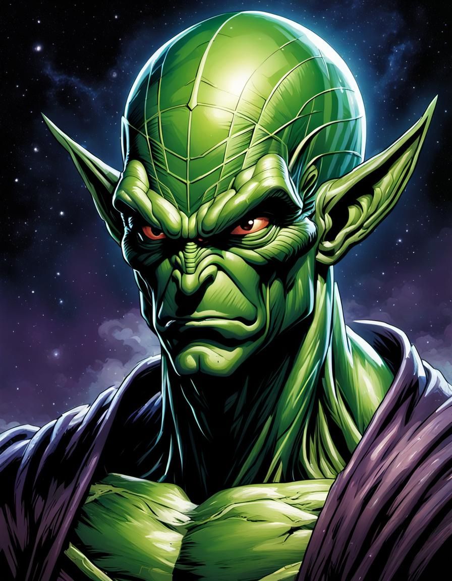 hyper realistic perfect smooth Piccolo