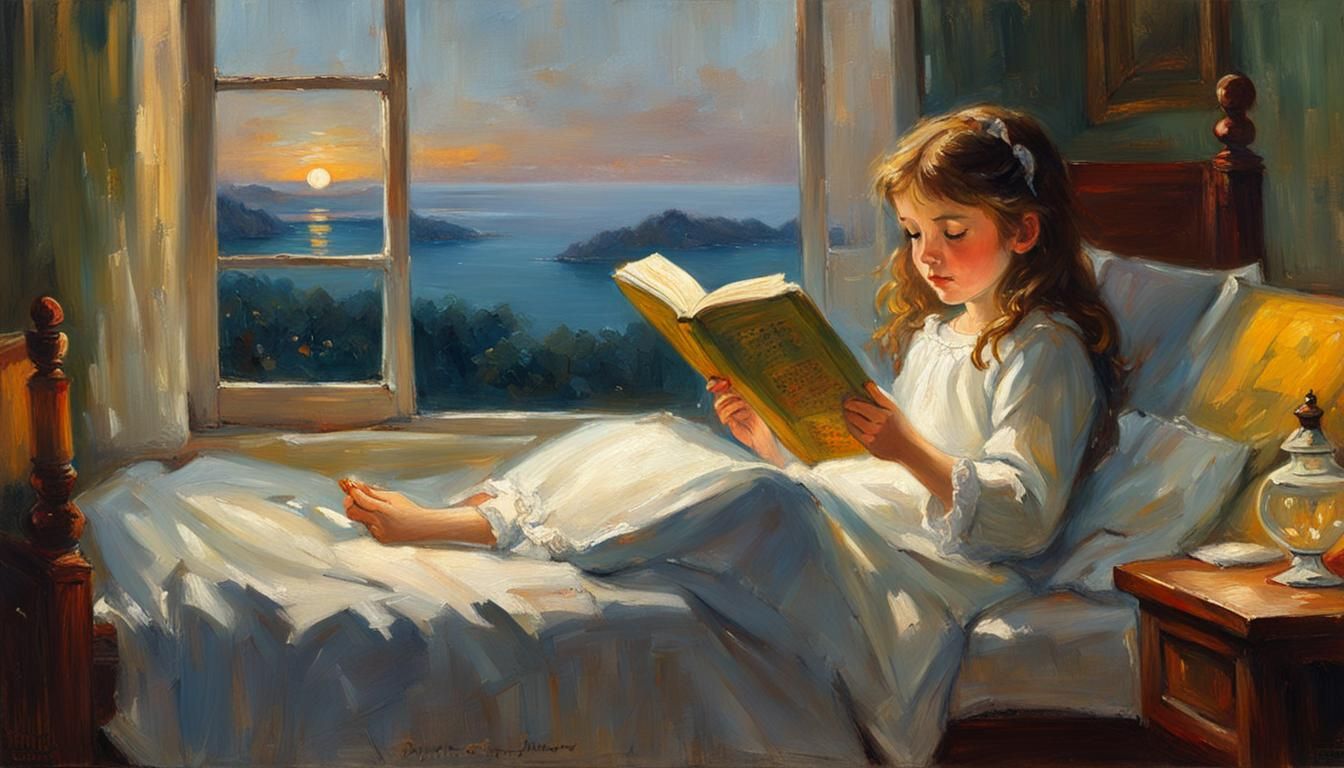 Whimsical Childhood Moment in Soft Focus