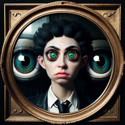 Surreal Schoolboy Masterpiece in Photorealistic Cyberpunk Ae...