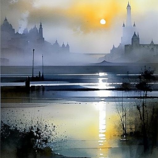 Impressionist Landscape by Three Renowned Artists