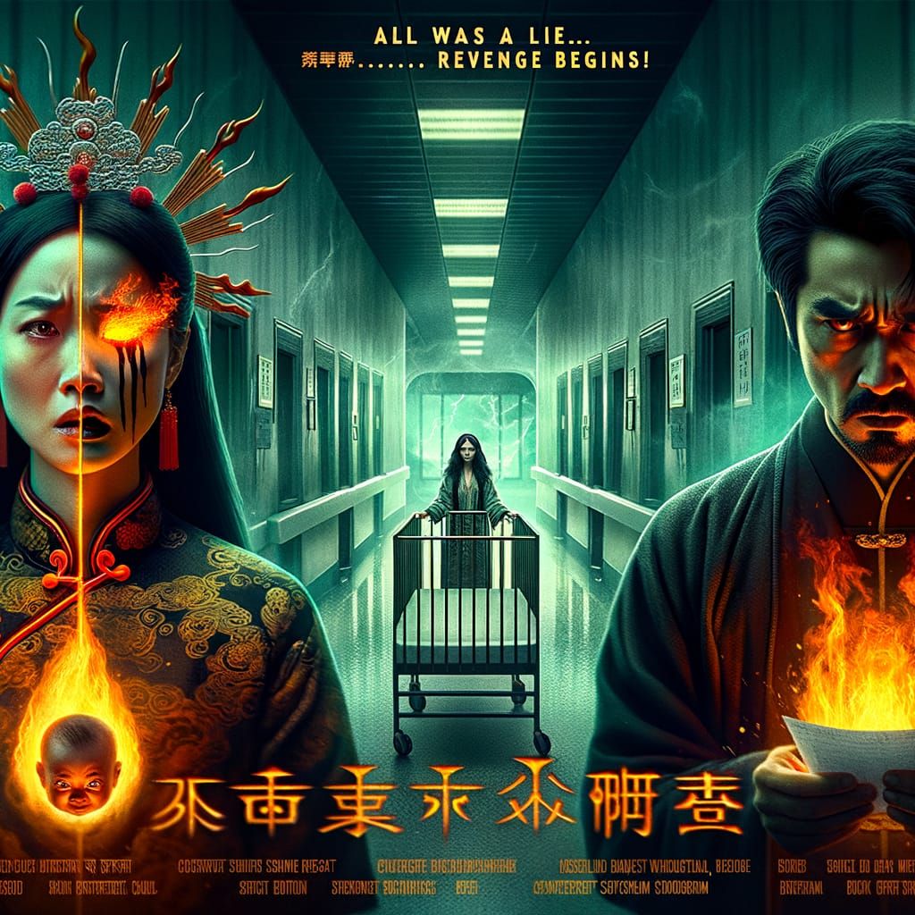 Fiery Revenge: Dramatic Cinematic YouTube Thumbnail