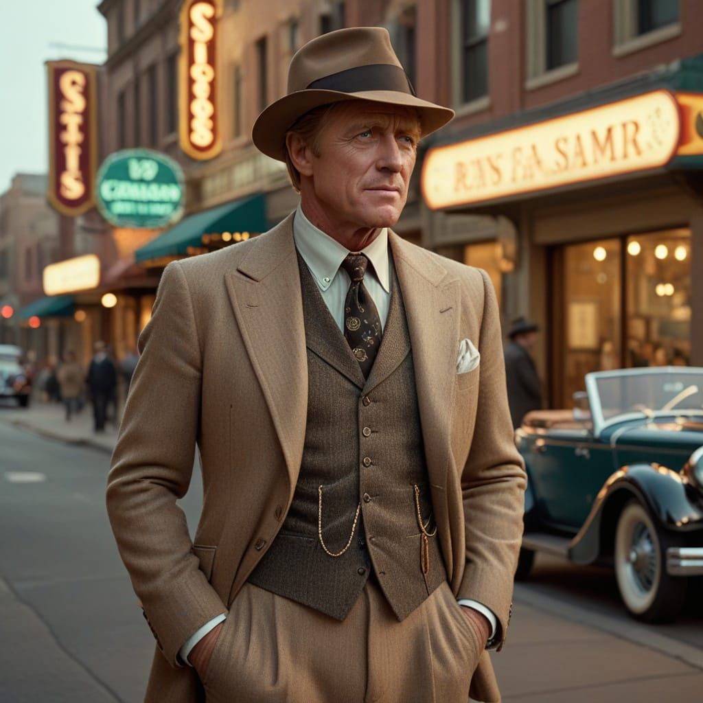 Robert Redford as Johnny Hooker in The Sting