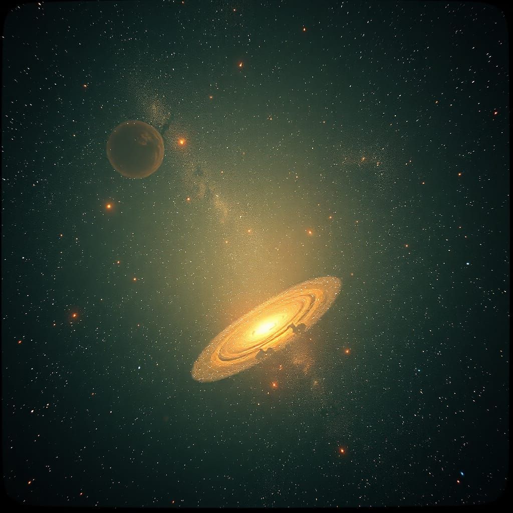 Celestial Expanse Radiates Warmth and Wonder