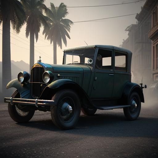 Epic Vintage Car in Stunning 3D