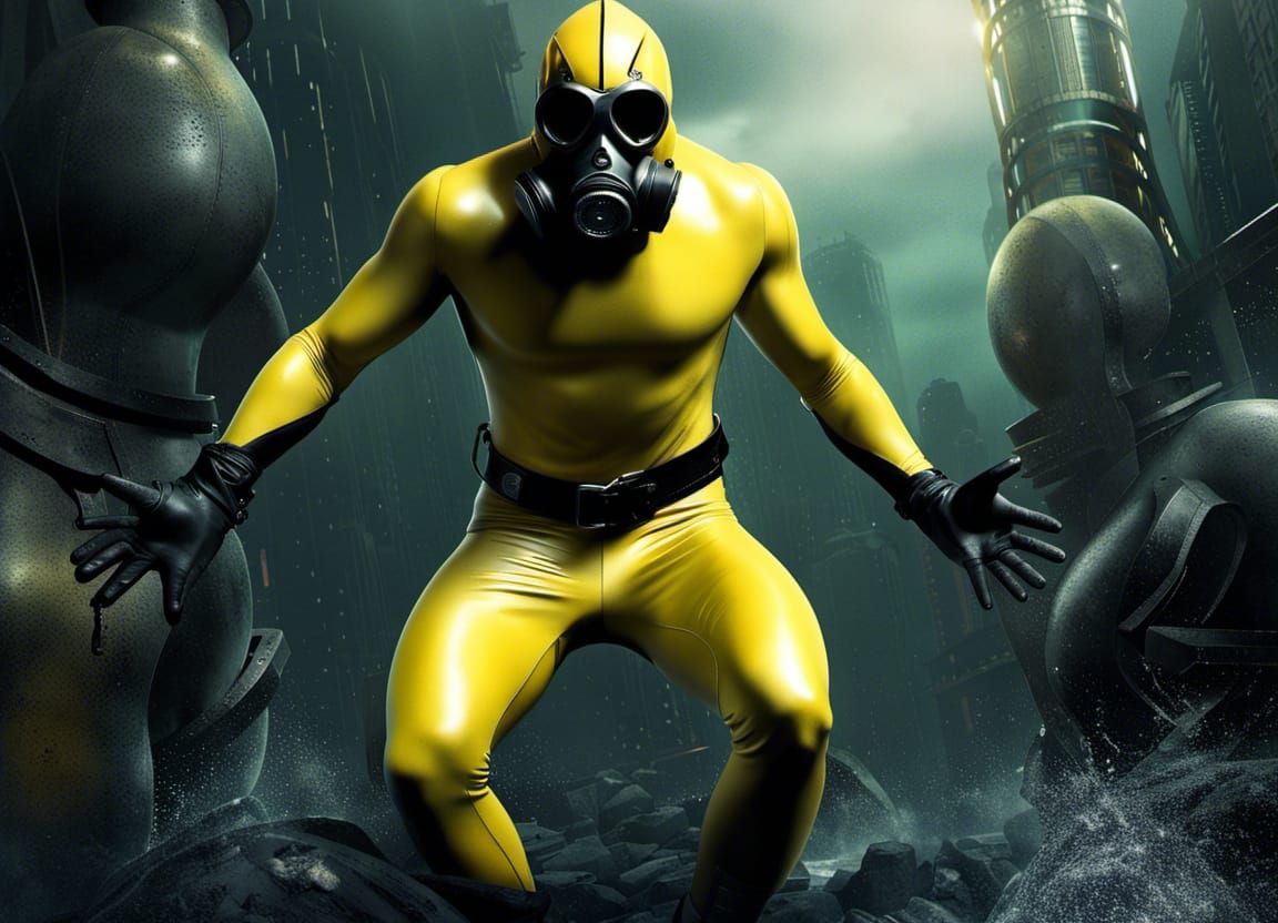 Muscled Warrior Trapped in Chemical Citadel