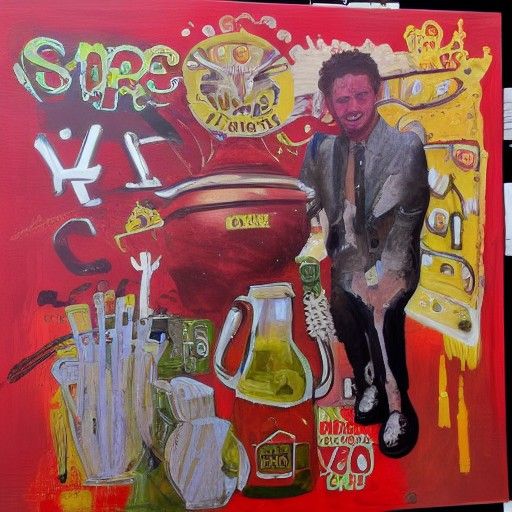 Vibrant Scouse Cityscape in Watercolor Style