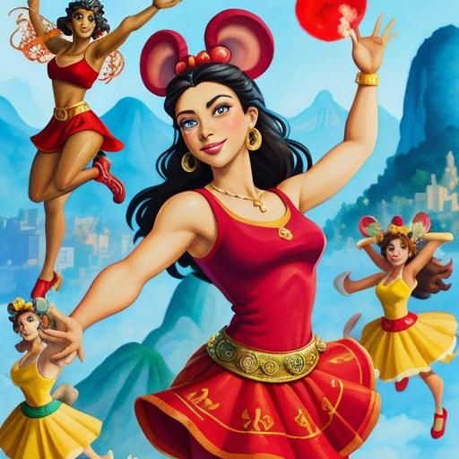 Elegant Royalty Dances Lambada in Rio's Iconic Setting