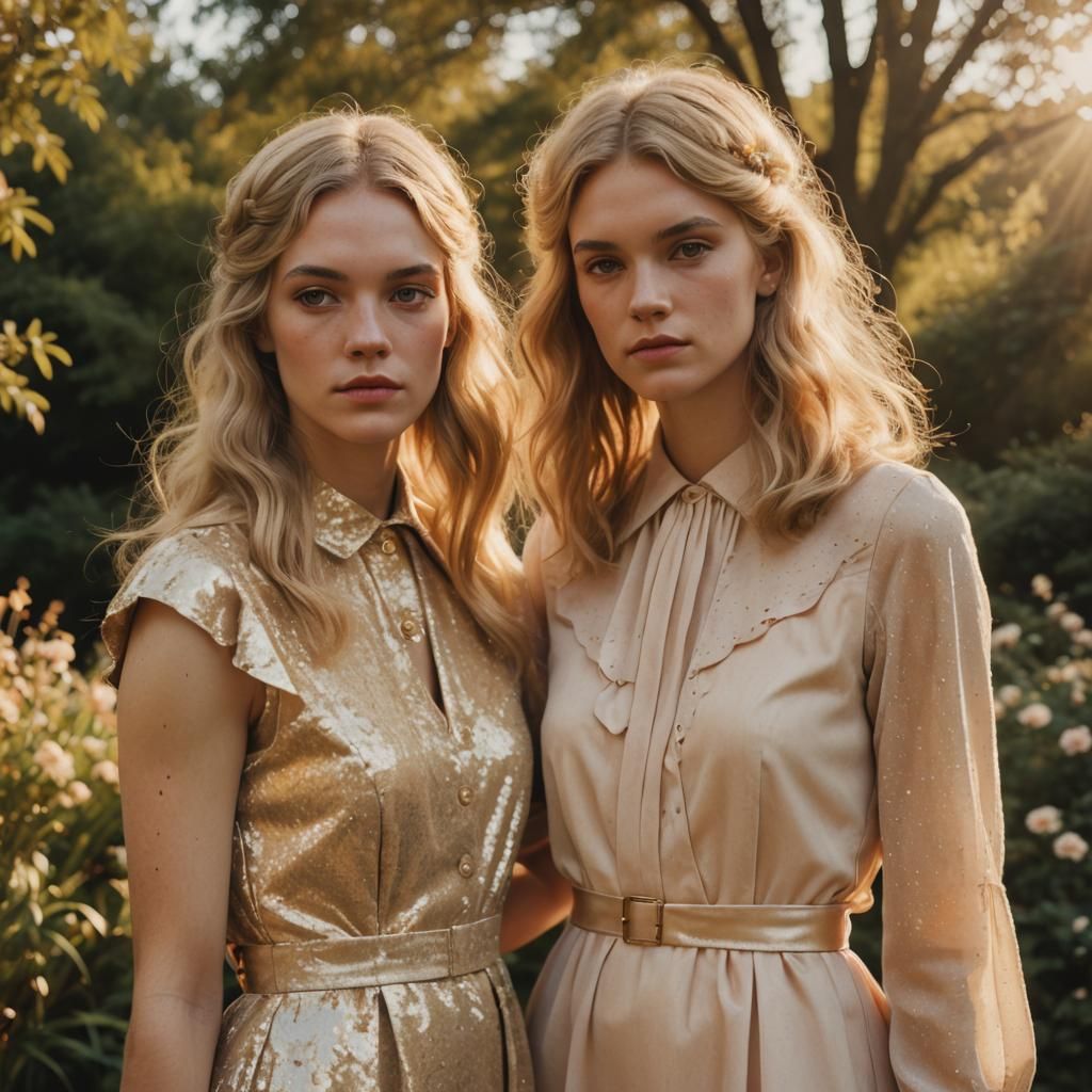 70s Bridesmaid Chic in Soft Pastel Hues
