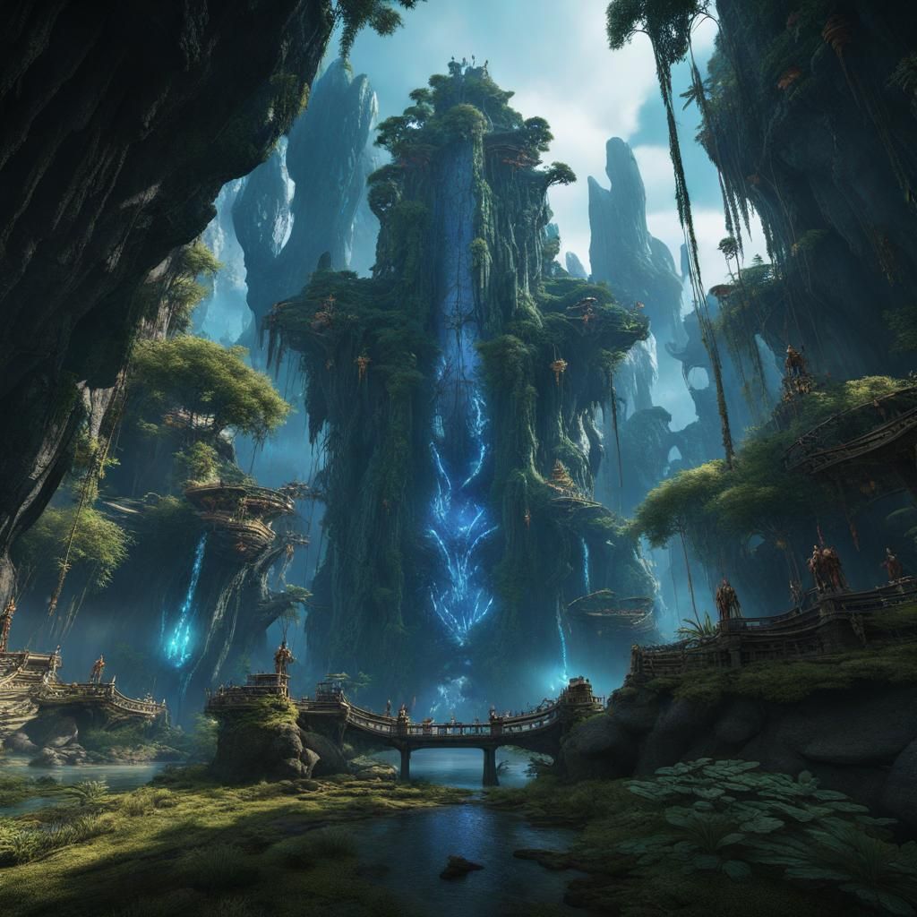 Ethereal Fantasy Realm in Stunning 8K Resolution