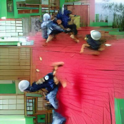 Action Taimanin in Cyberpunk Neon