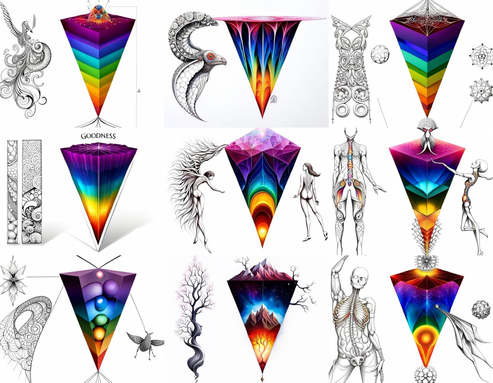 Kaleidoscopic Celestial Spheres in Ancient Earthly Harmony