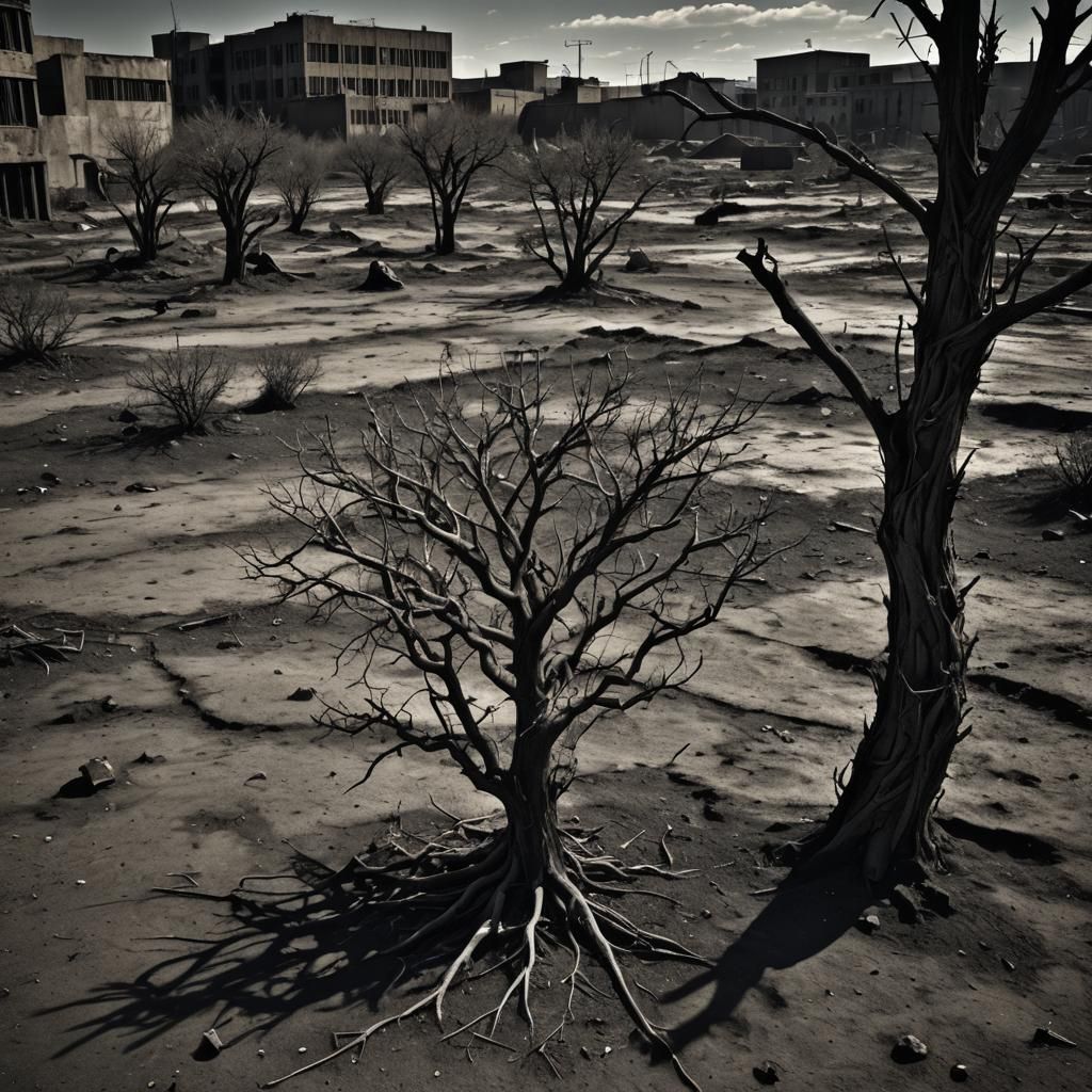 Hope Blooms in a Bleak Wasteland