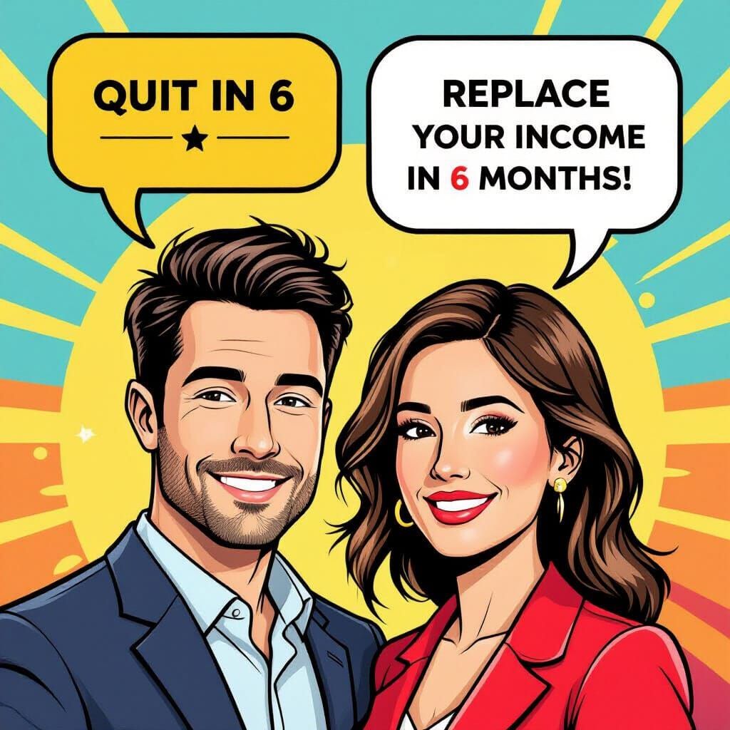 NFT Portrait: Couple Confident in Financial Freedom