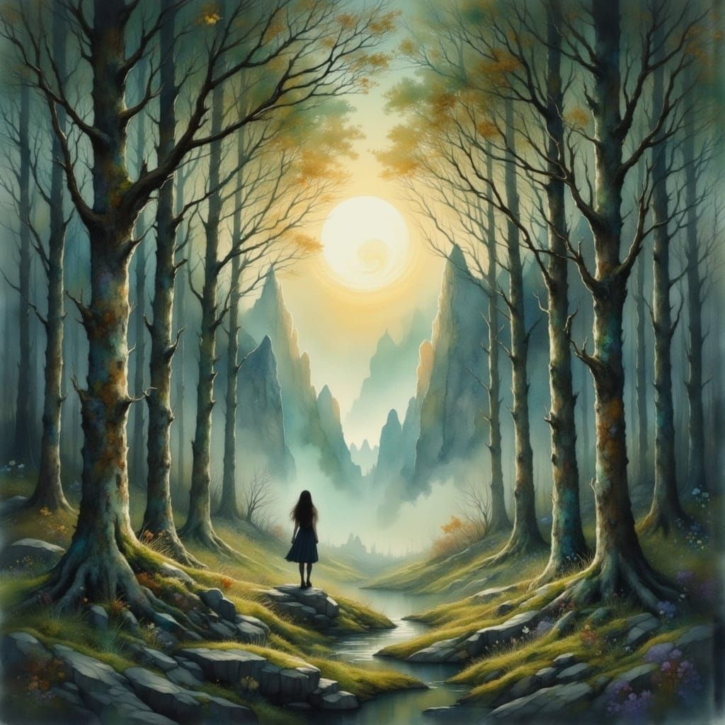 A Solitary Gaze at Eternity