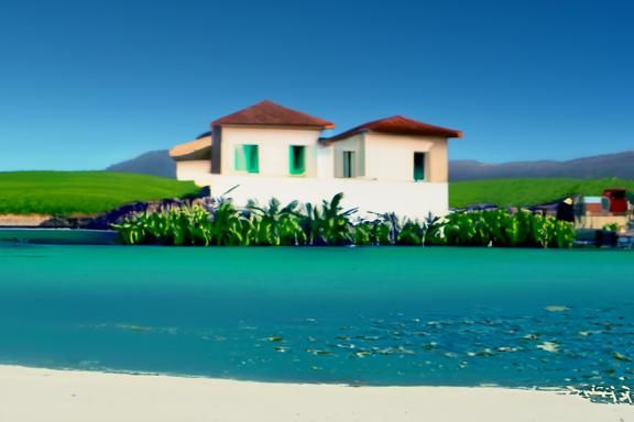 Luxury Italian Villa in Hyperrealistic Splendor