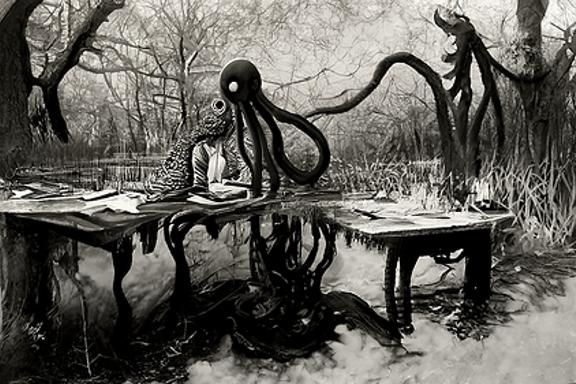 Eldritch Horror Threatens the Contemplative Soul in Dark Wat...