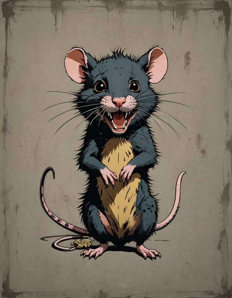 Stoked Rat Stares Straight into the Lens