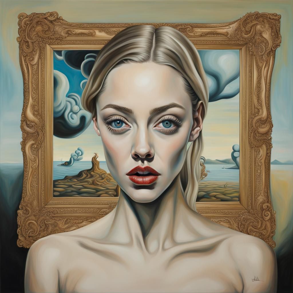 Amanda Seyfried in a Surreal Dali-Inspired Melting Scene