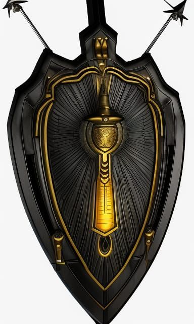 Cyberpunk Athena Space Goddess Wields Ancient Shield in Futu...