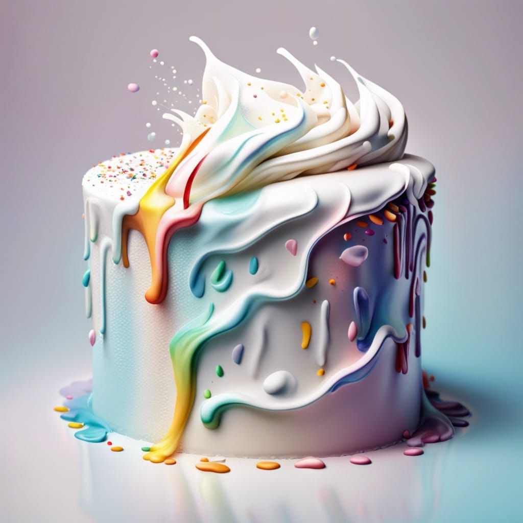 Sugary Fruits in Hyperrealistic Mid Shot