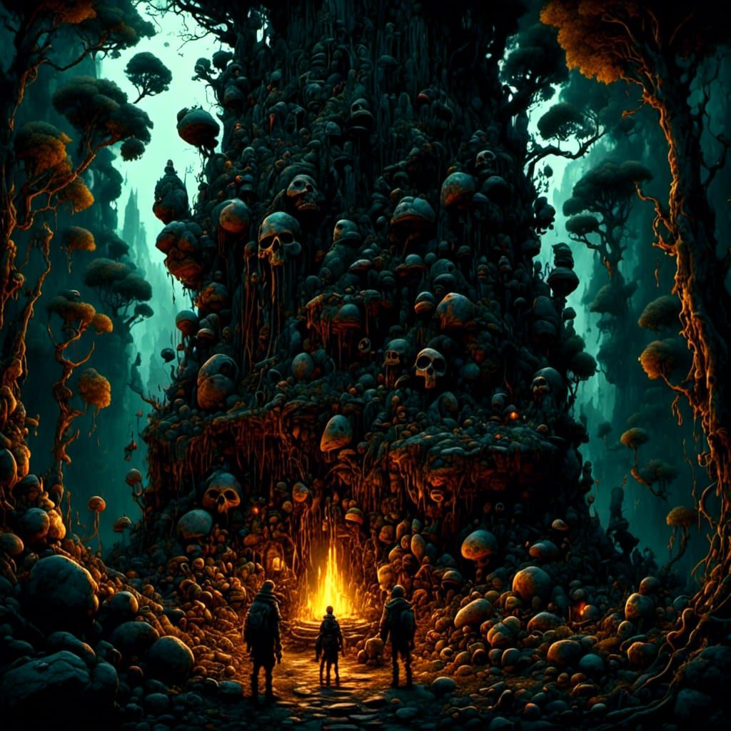 Grim Forest Campfire