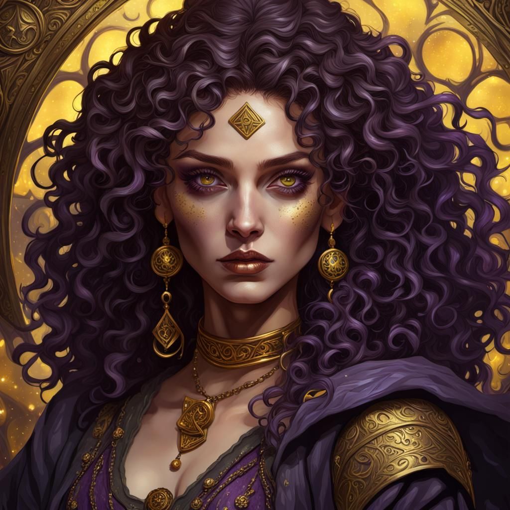 Ethereal Witch in Dark Fantasy Art