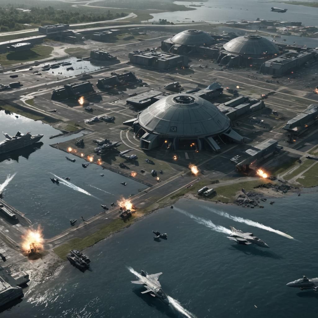 Gigantic Military Base Unleashes Fierce Strike in High-Octan...