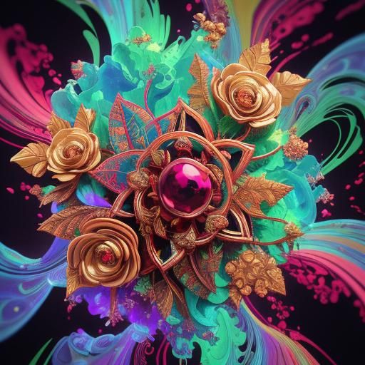 Baroque Masterpiece in Vibrant Colors