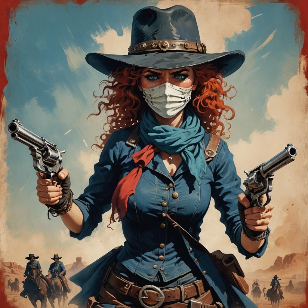 Maggie "Quickdraw" McGraw, wanted gunslinger in Deadwood, South Dakota