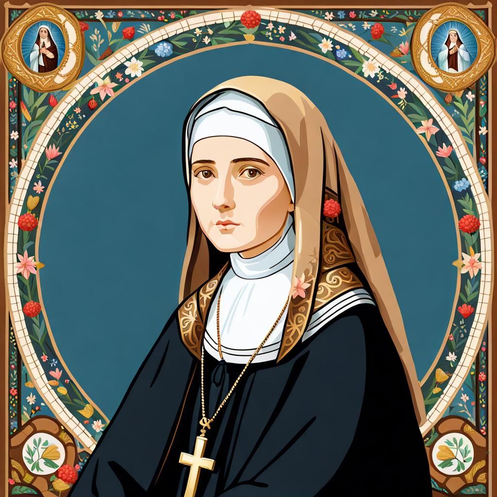 Saint Bernadette in Lourdes