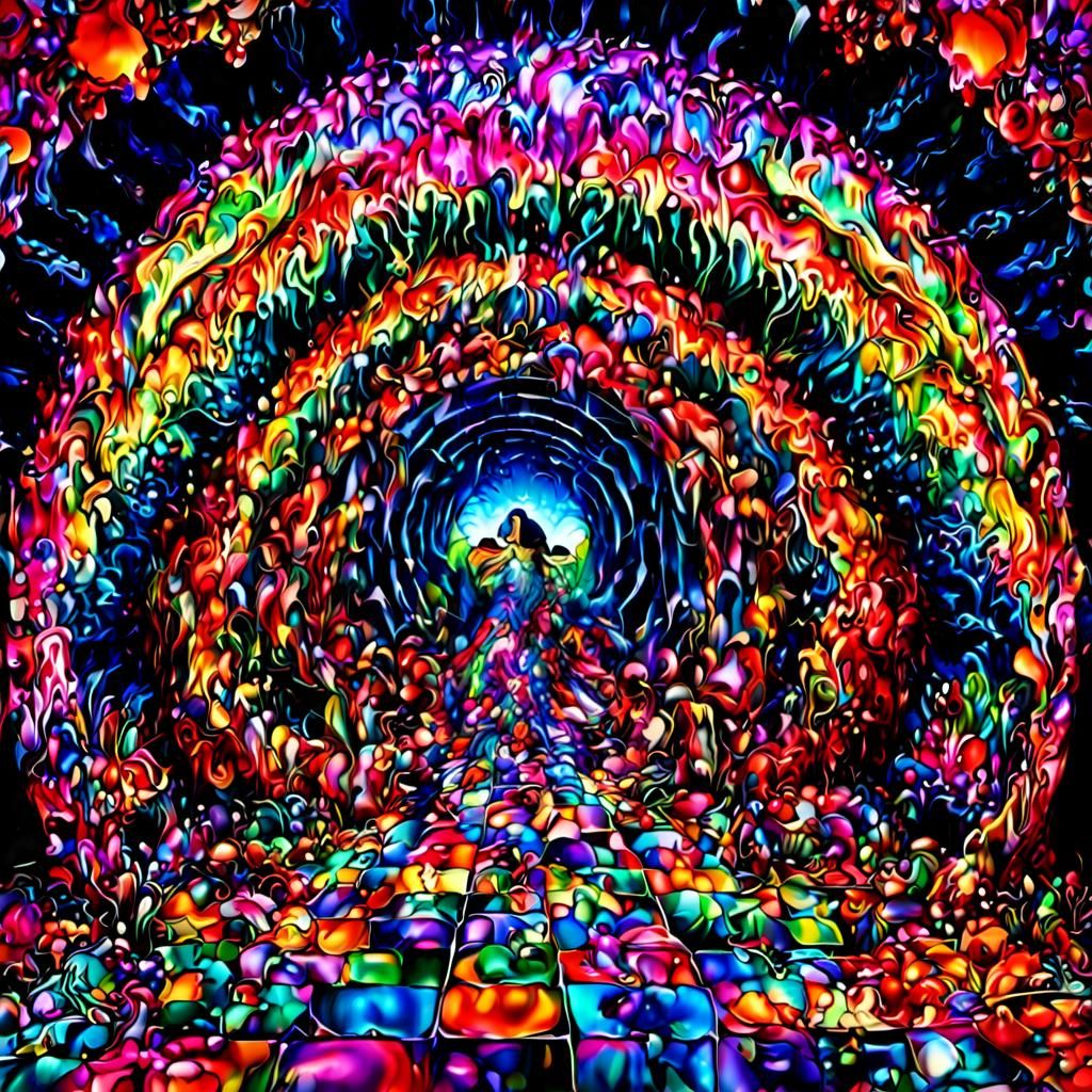 Surreal Psychedelic Odyssey in Cosmic Ultra Reality