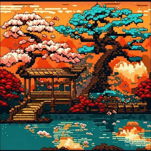 Traditional Japanese Spirit Revealed in Zen Garden Landscape