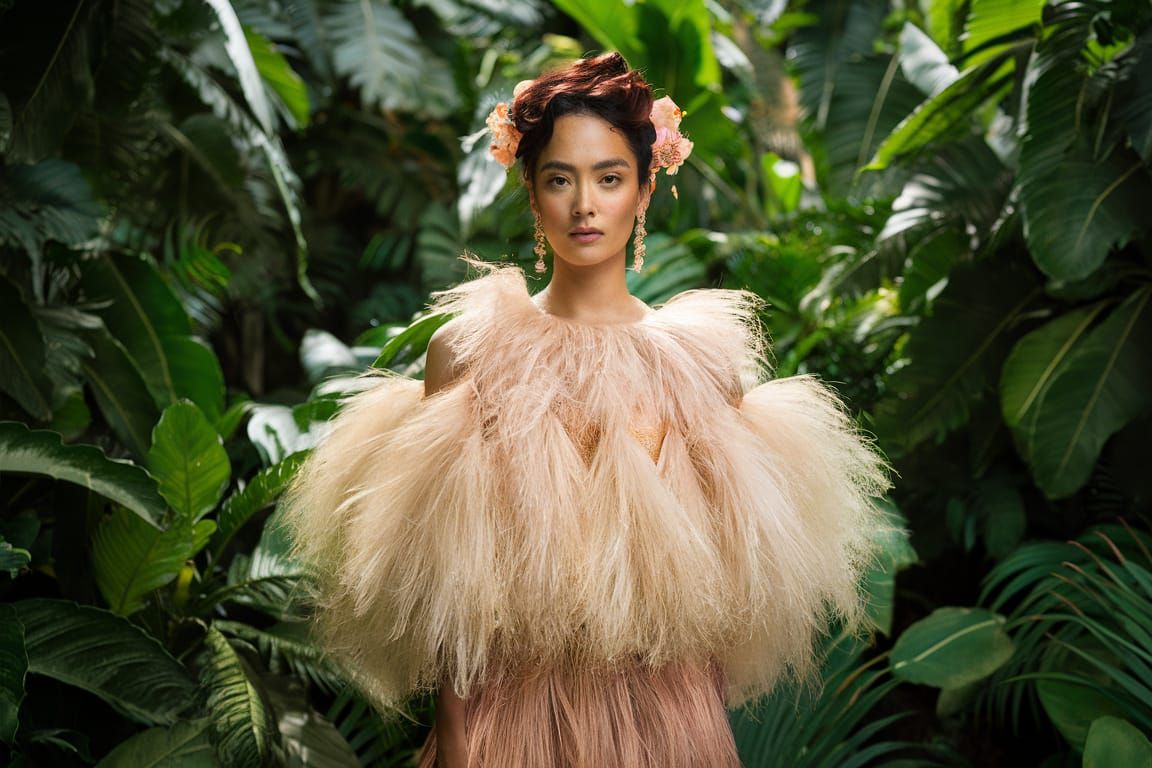 Glamorous Helioceras Heteromorph Couture Portrait