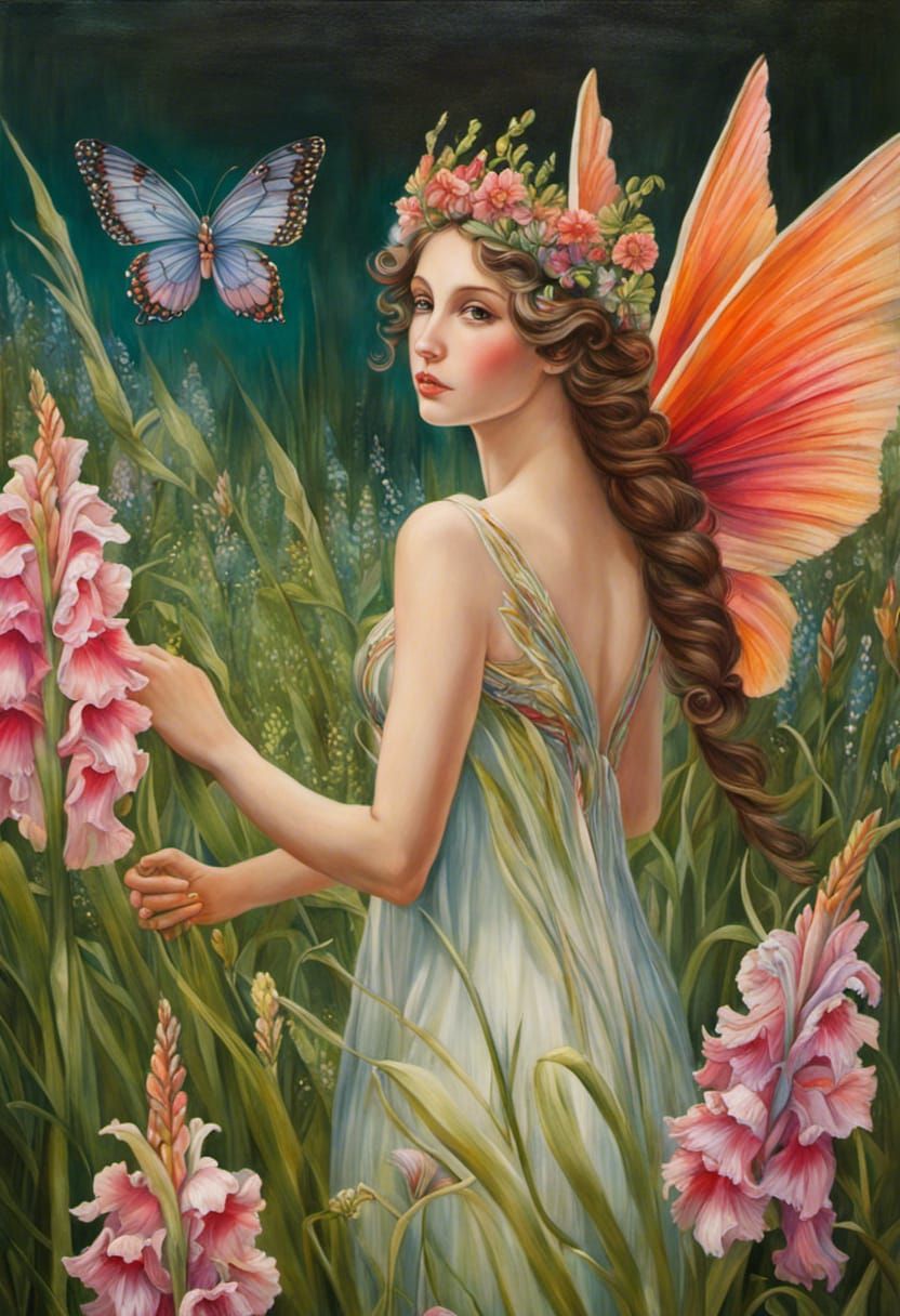 Gladioli Flower Fairy