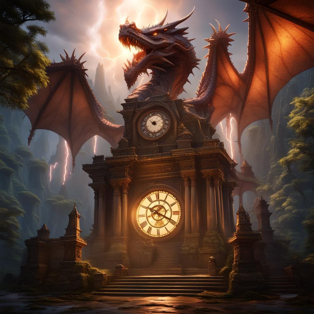 Surreal Clockwork Temple in the Great Wild