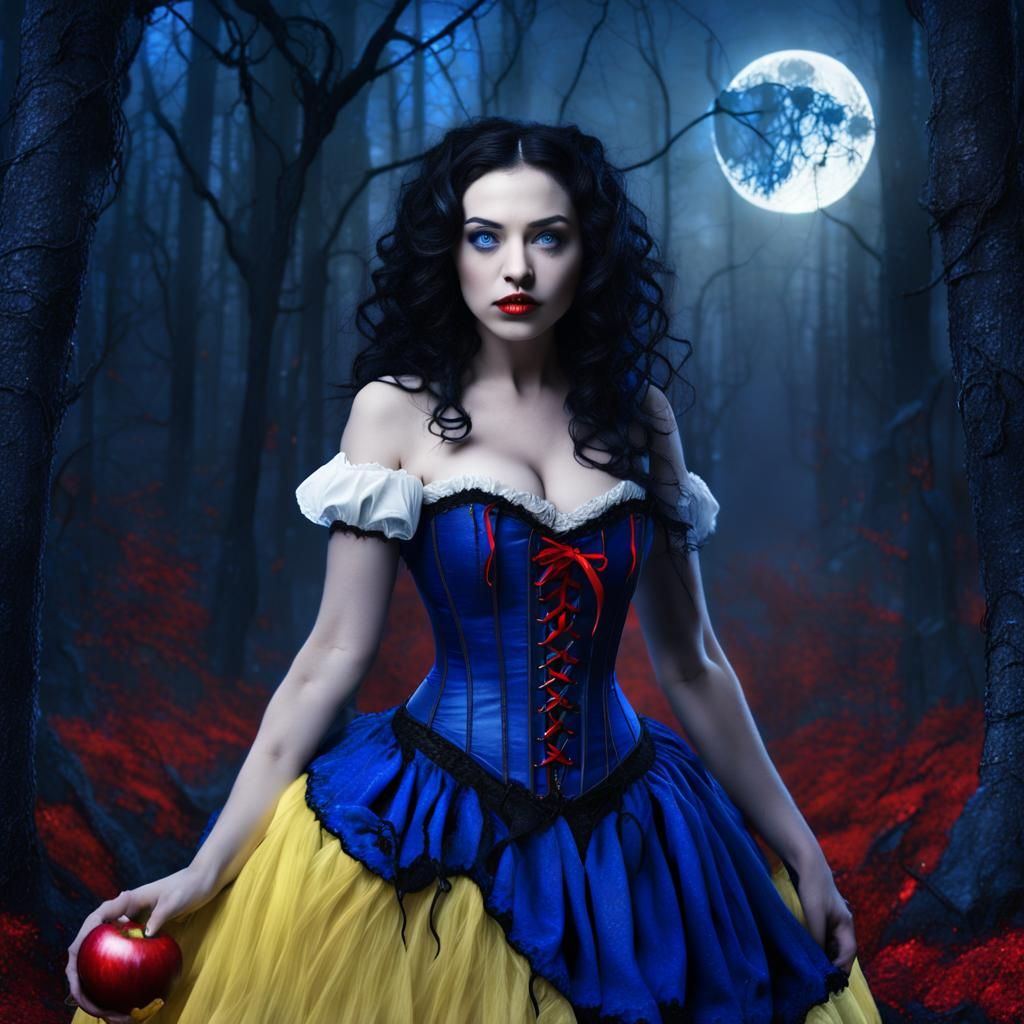 Gothic Snow White in the Twisted Fairytale