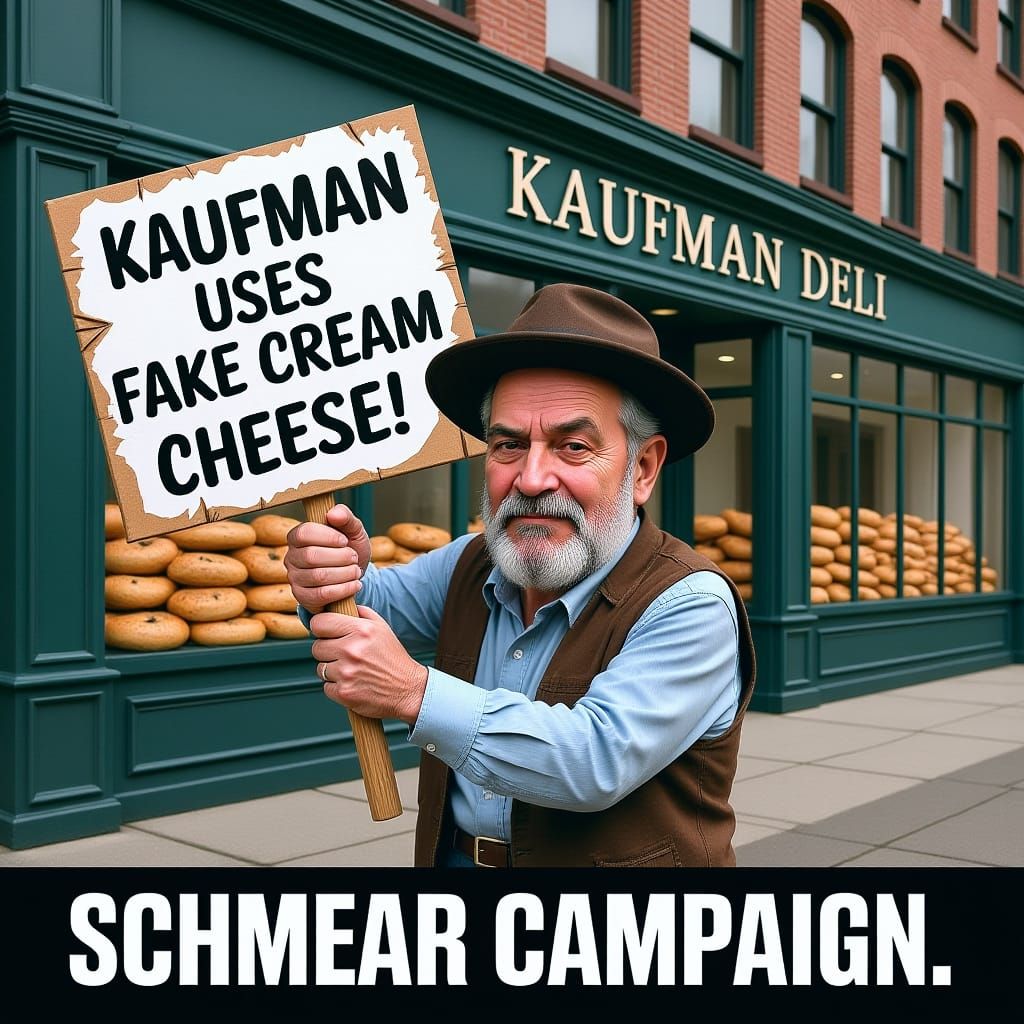 Photorealistic Bagels Displayed in a Shop Window