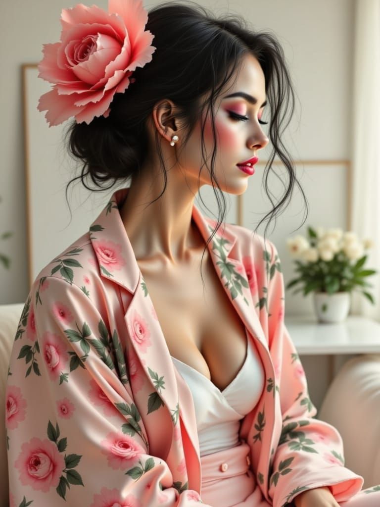 Ethereal Beauty in a Springtime Serenade