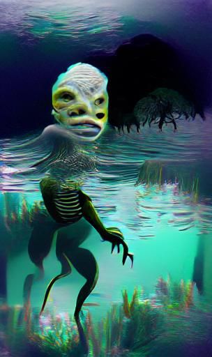 Creature from the black lagoon