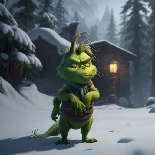 Epic Cyberpunk 3D Video Game Cinematic Masterpiece in High D...