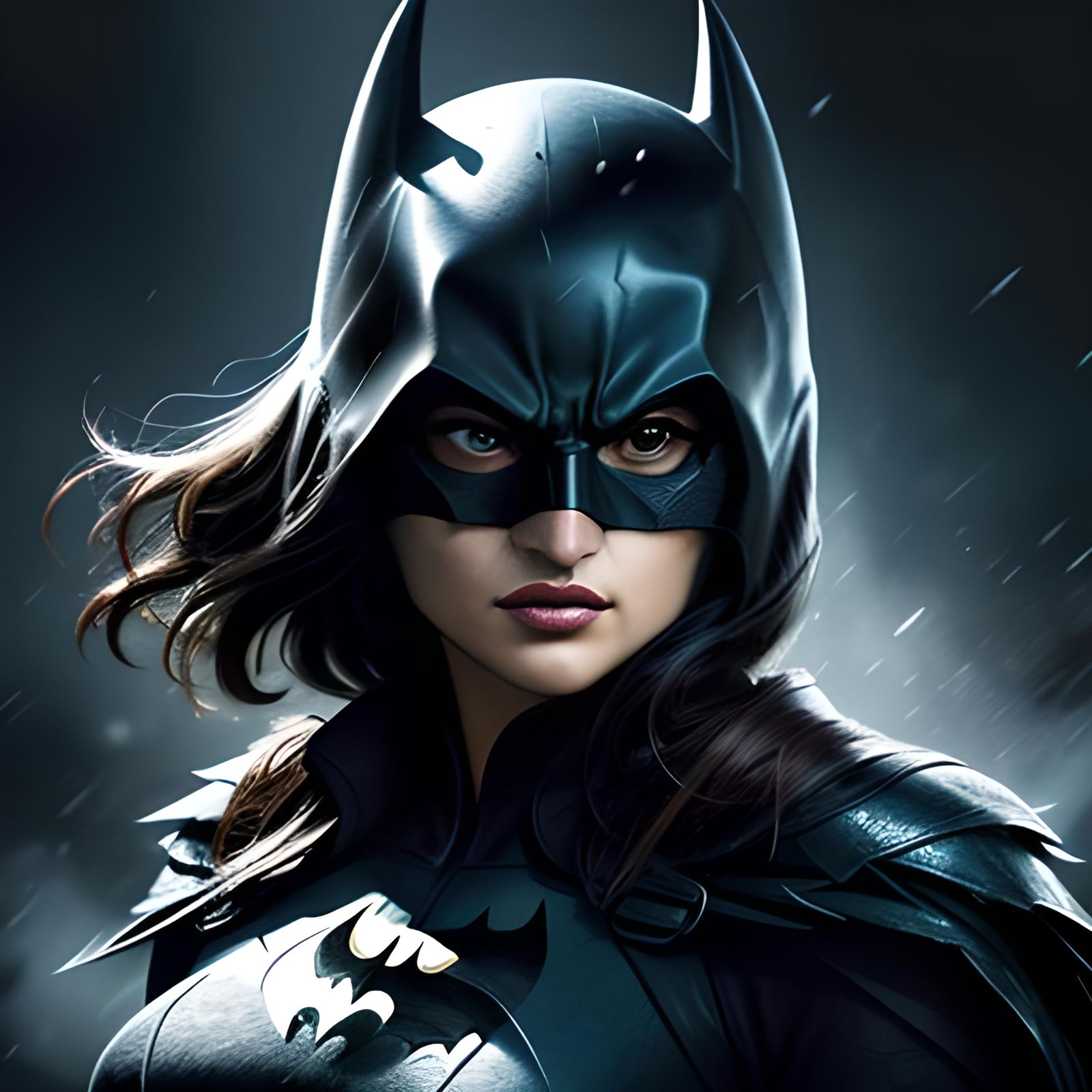 Penelope Cruz as Batman , dynamic lignthning
