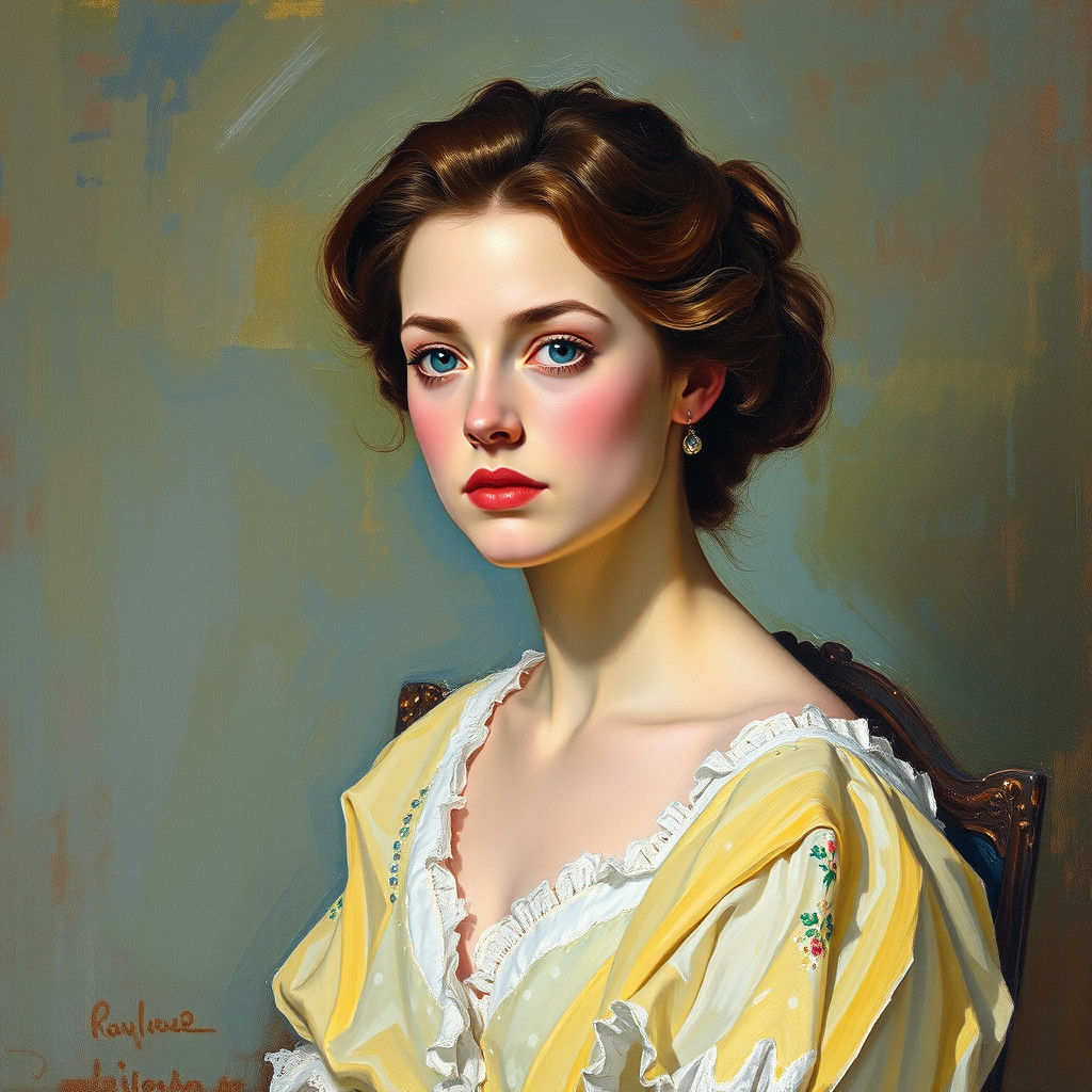 Impressionist Portrait of a Woman