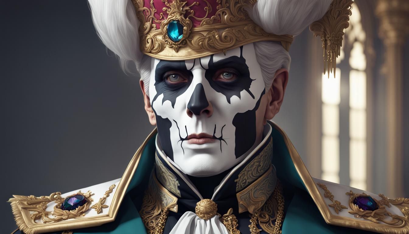 Historical Costume Concept Art of Papa Emeritus III Gustav I...