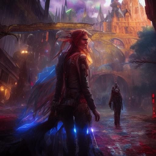 <lora:Rave:1.0> Wizard rave with club lighting! There's no r...