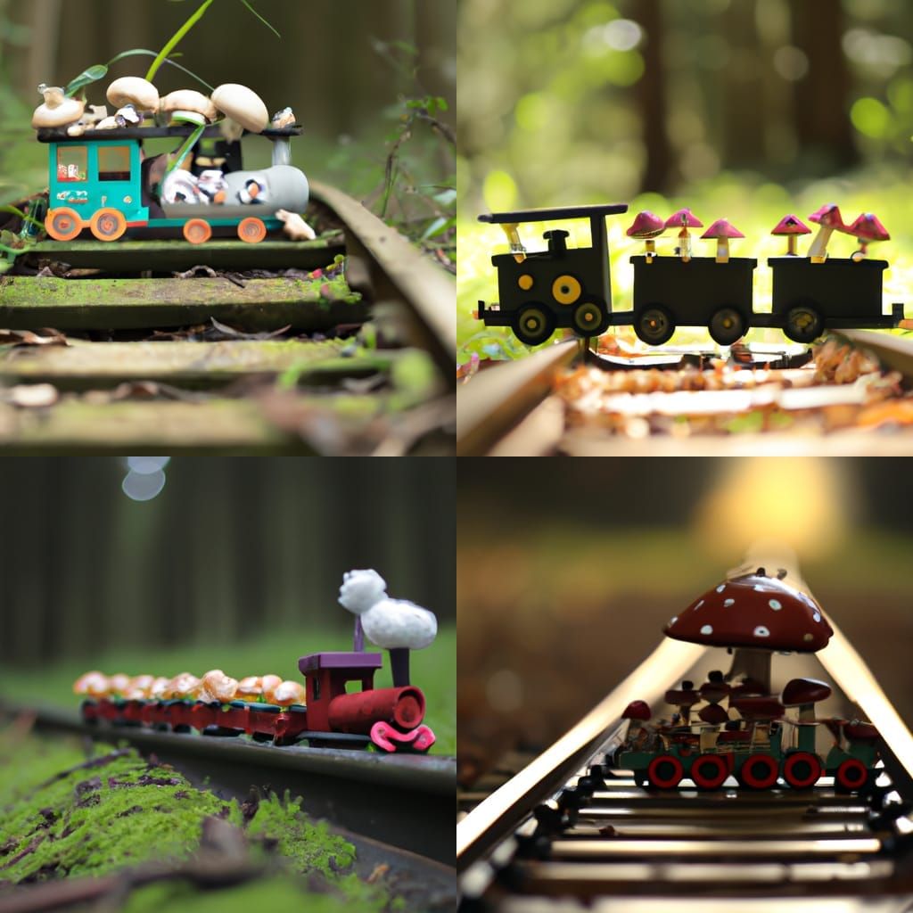 Train in Enchanted Forest