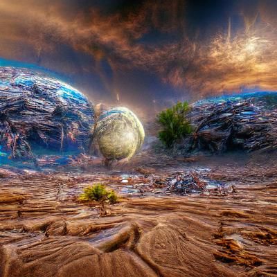 Cosmic Ruins in 8K Resolution HDR